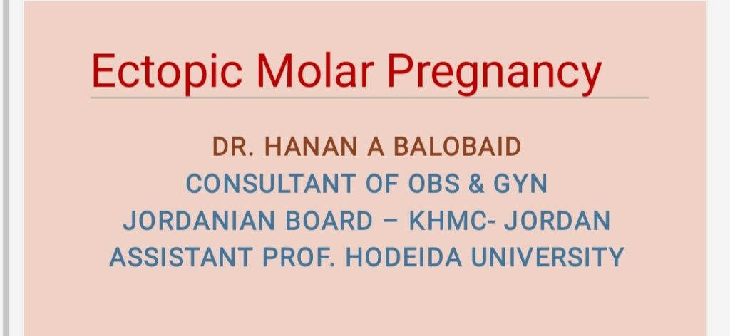 ECTOPIC MOLE CONF