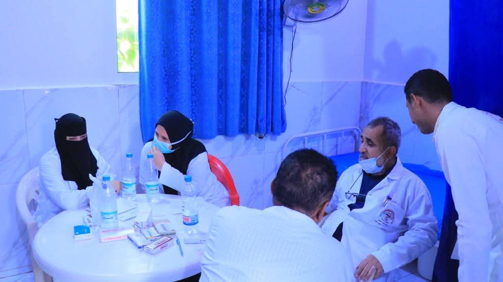 تدشين المخيم الطبي المجاني للأمراض النفسية والعصبية بهيئة مستشفى الثورة بالحديدة